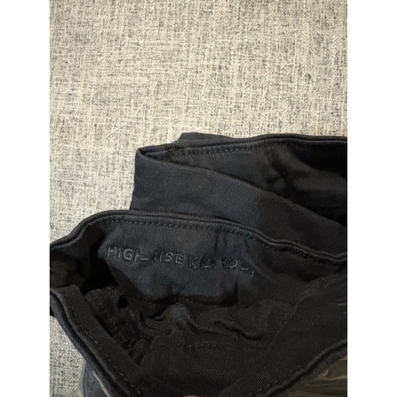 American Eagle Kick Boot Jeans Womens 10 Reg Black Next Level Stretch High Rise - Picture 9 of 9